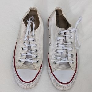 White Converse All Star Sneakers Low Top Chuck Taylors Chucks